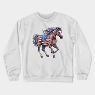 Patriot Horse Crewneck Sweatshirt